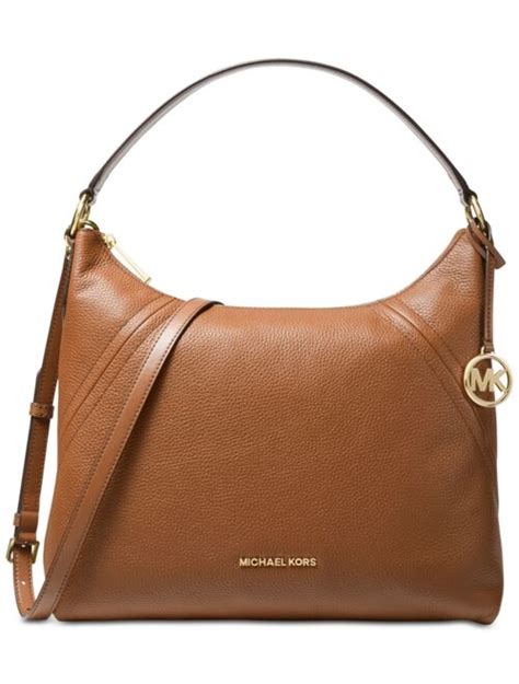 michael kors aria pebble|MICHAEL Michael Kors Aria Large Pebble Leather Shoulder Bag.